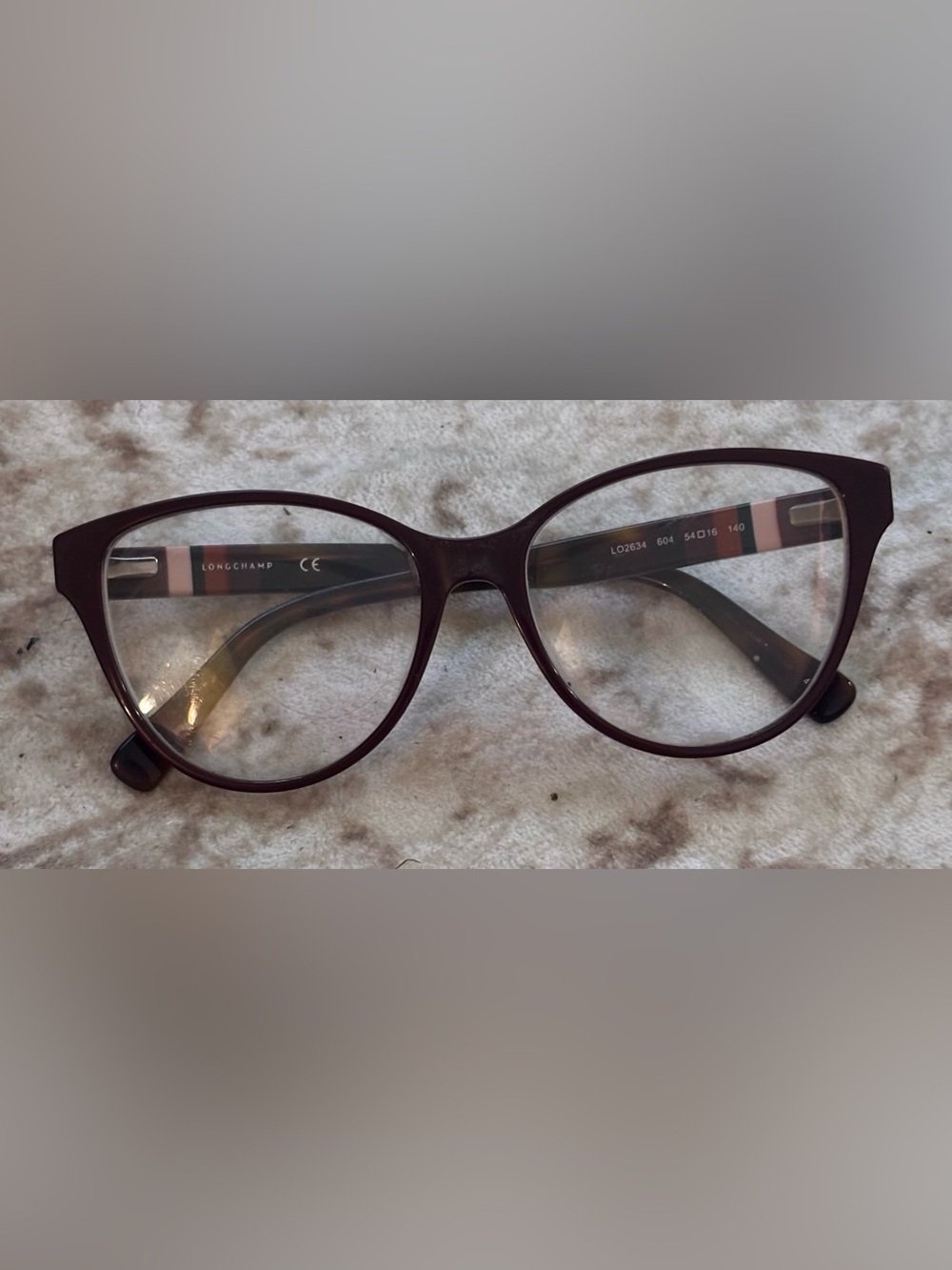 Longchamp LO2634 Tortoiseshell Cat Eye Eyeglass Frames 54-16-140